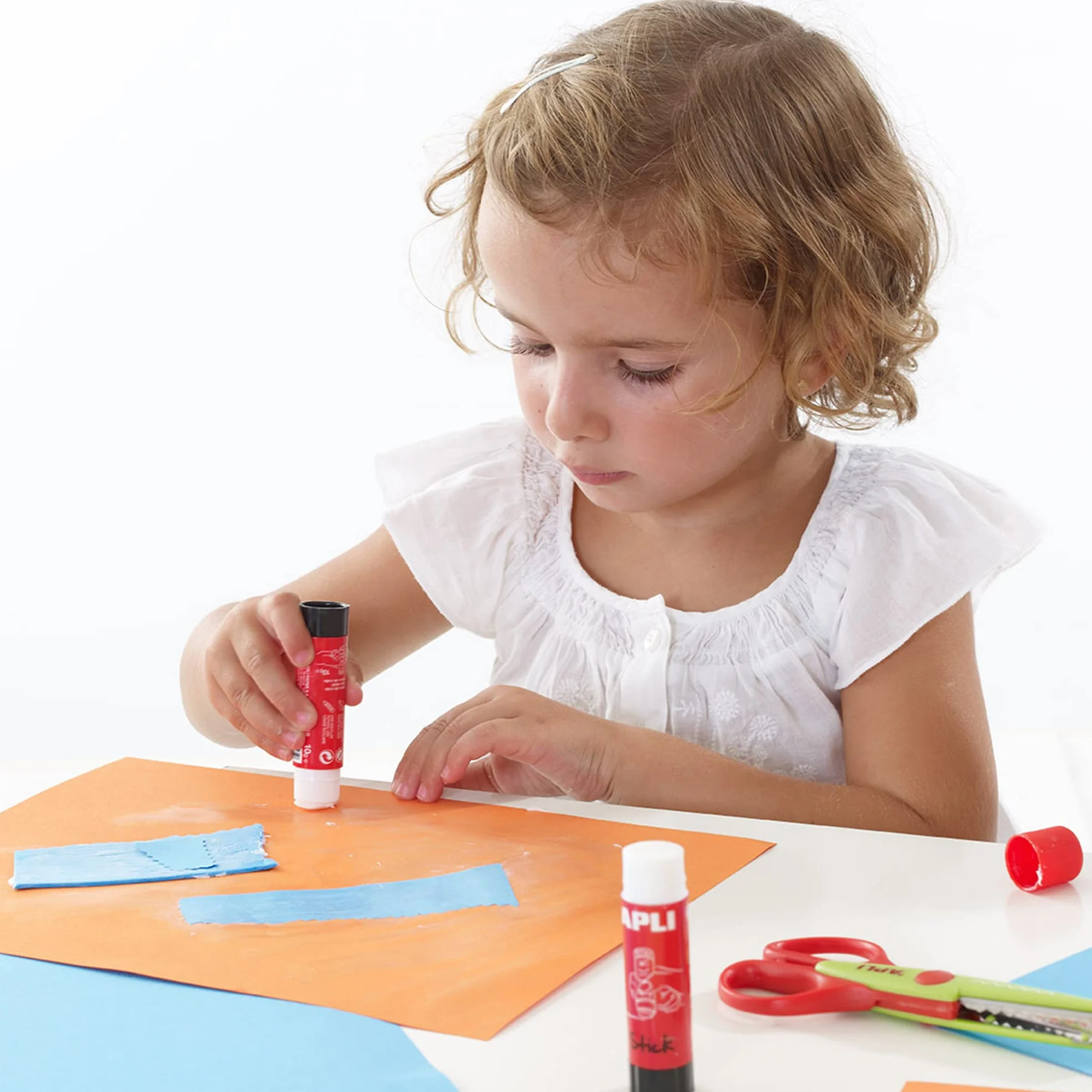 Apli Kids 12147 Stick di colla adesiva, 40 g, Rosso, 1 pezzo