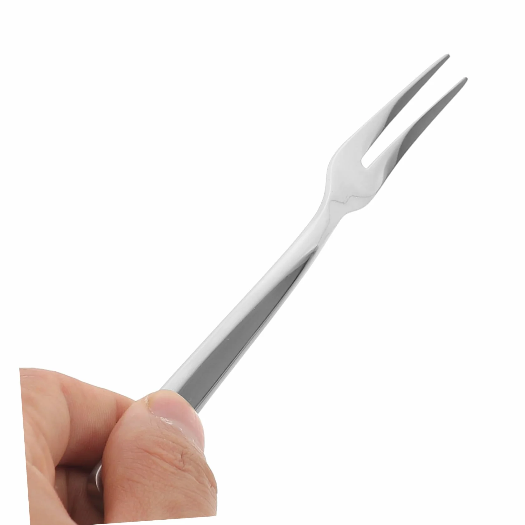 8pezzi Forchette in Acciaio Inox Per Dessert Antipasto e Cocktail Piccole Forchette Da Frutta e Insalata Per Feste e Ristoranti