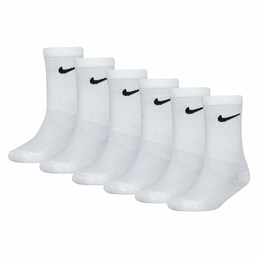Nike Kids Crew Socks 6 Pack