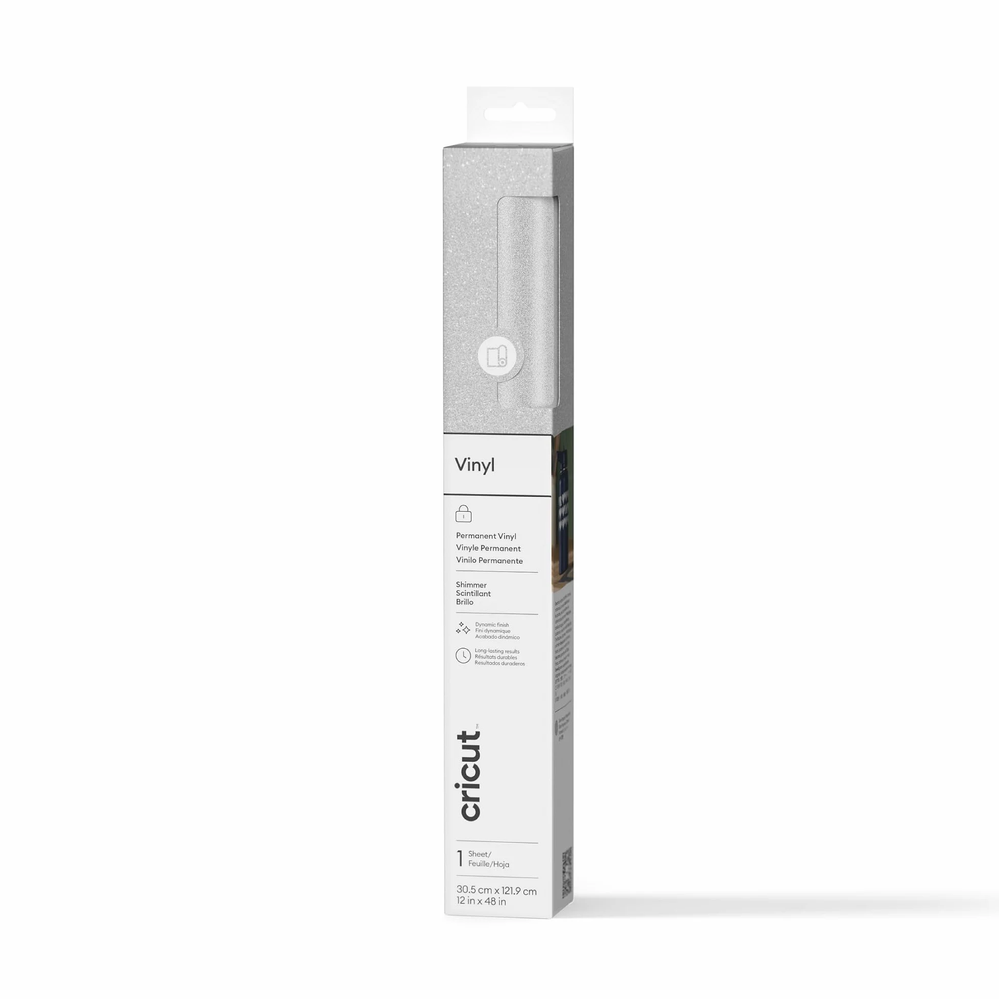 Cricut Vinile Shimmer 30x120cm Argento
