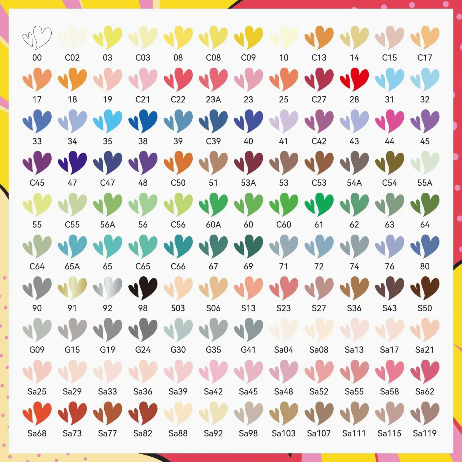 Arrtx Pennarelli acrilici 120 colori, pennarello acrilico con punta a pennello impermeabile per pittura su roccia, vetro, pietra, legno, ceramica, tessuto, metallo, asciugatura rapida per graffiti