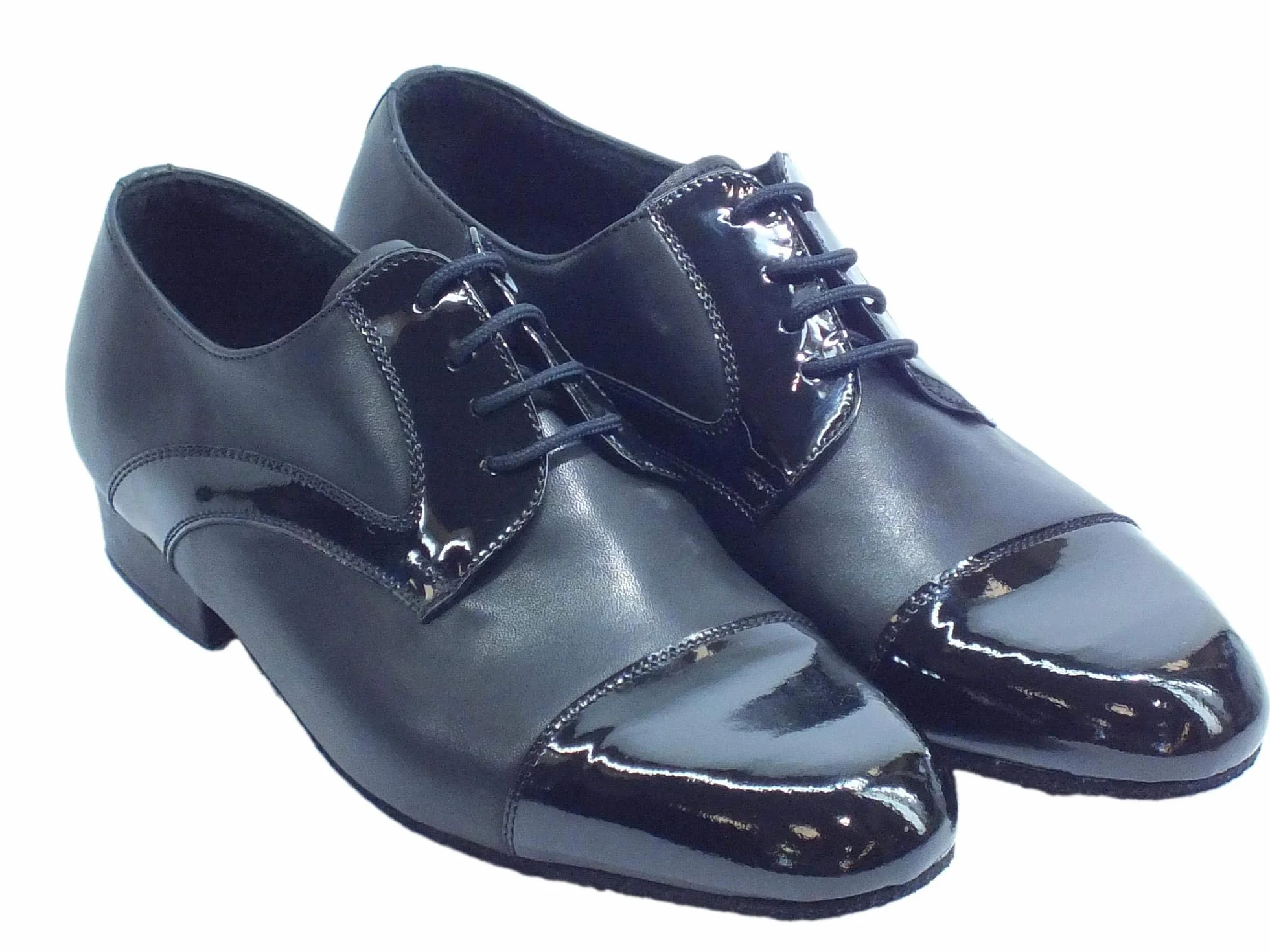 Scarpa da Ballo Uomo Nappa Verniciato Nero