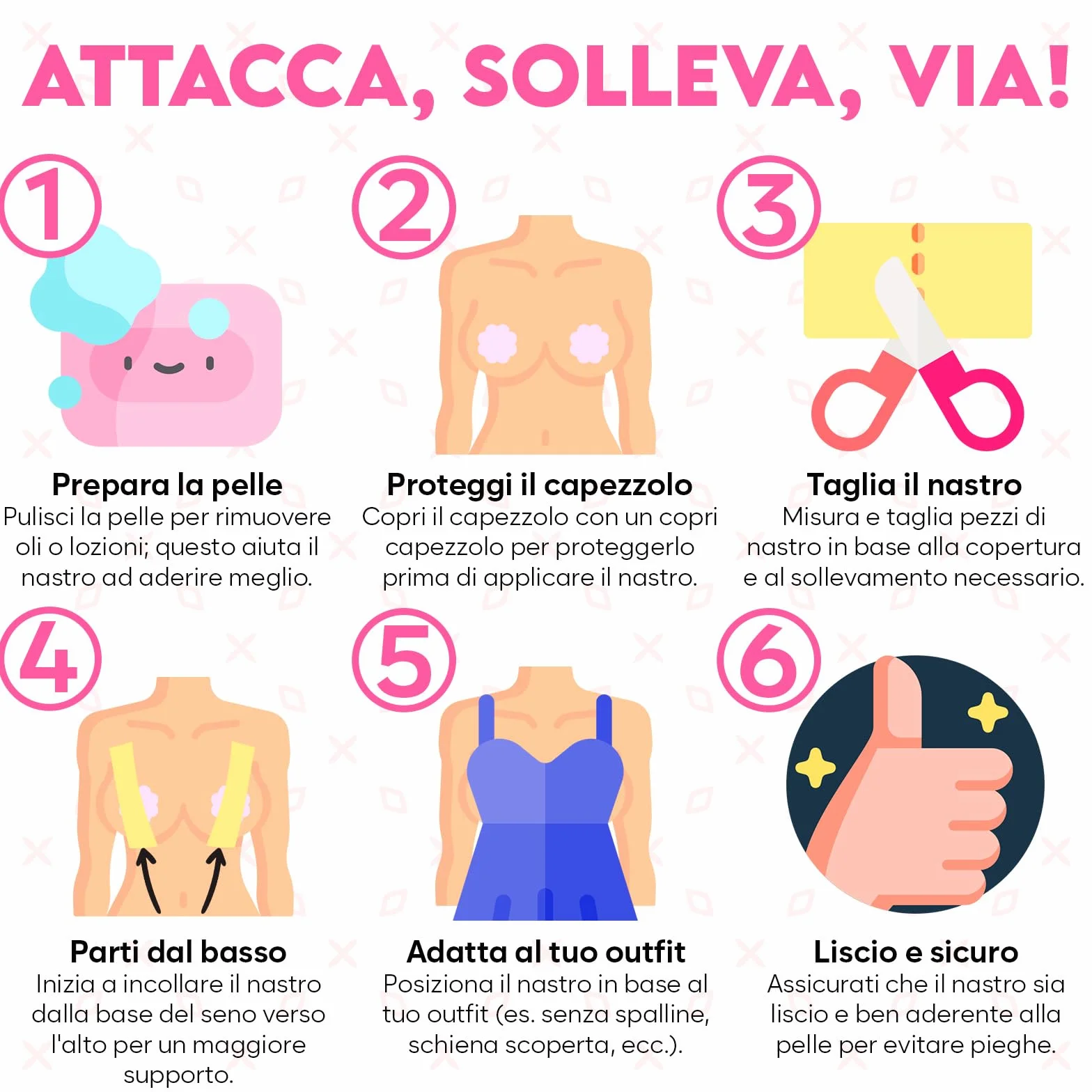 BLOOMORA Boob Tape Essential - Body Tape 5 cm con Copricapezzoli in Silicone - Nastro Push Up per Seno Grande - Nastro Adesivo Seno Extra Largo - Reggiseno Adesivo Invisibile Beige