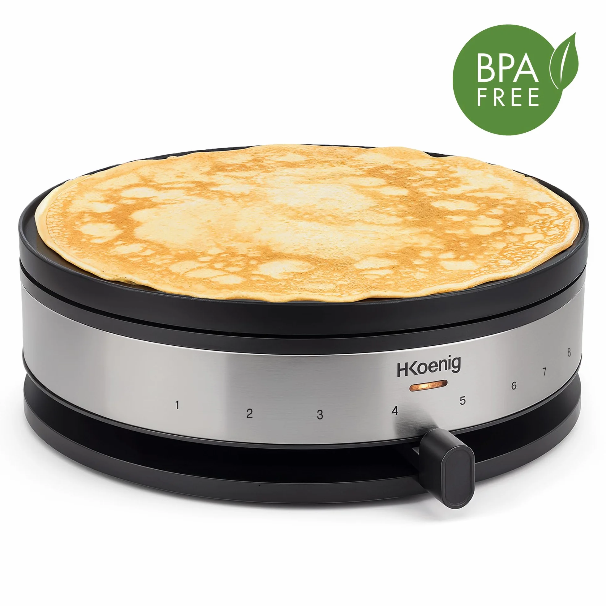 H.Koenig KREP56 Crepiera 2 in 1 1500W Piastra Reversibile Antiaderente