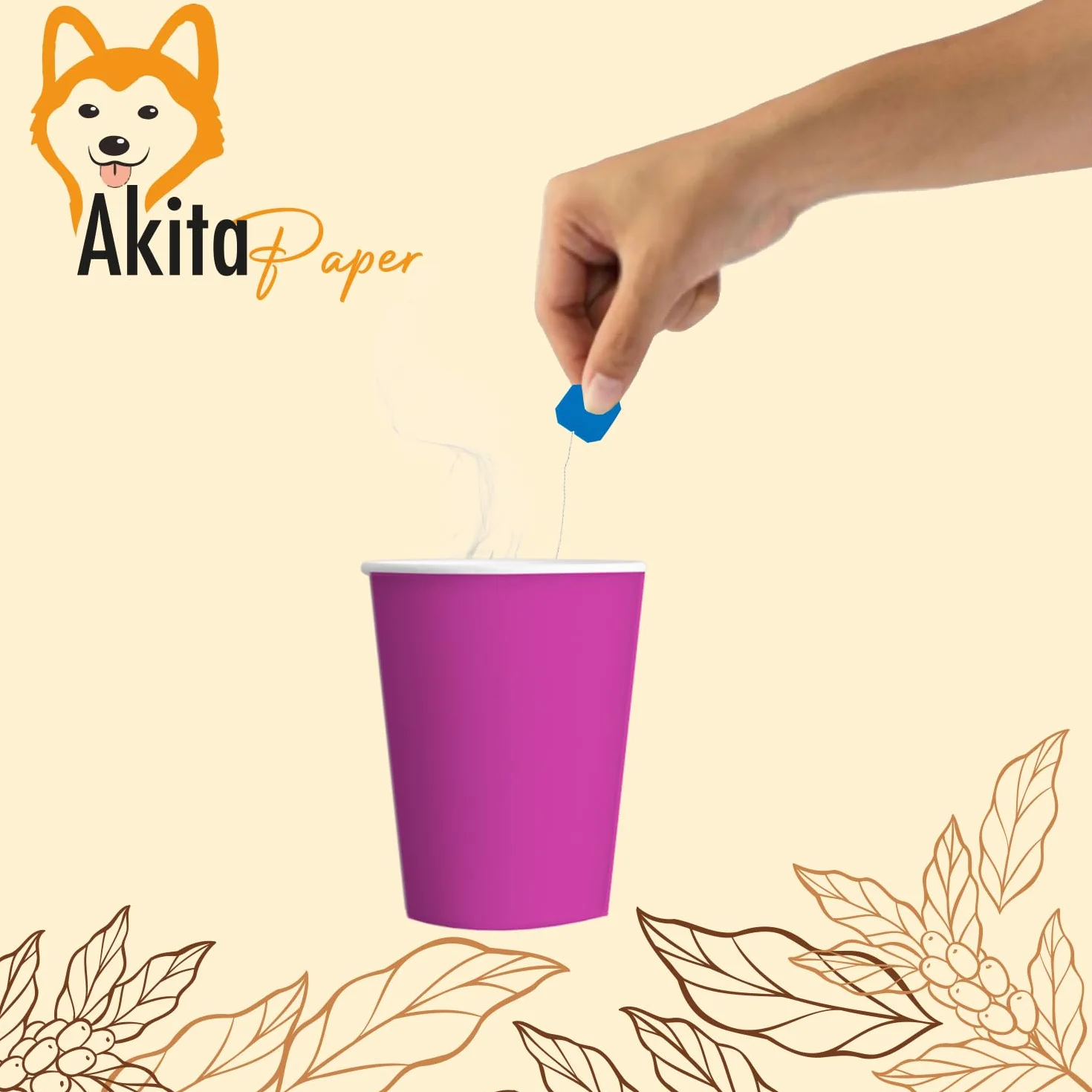 Bicchieri Monouso in Carta Bianchi 200 ml 1000 pz Compostabili Biodegradabili per Bevande Calde
