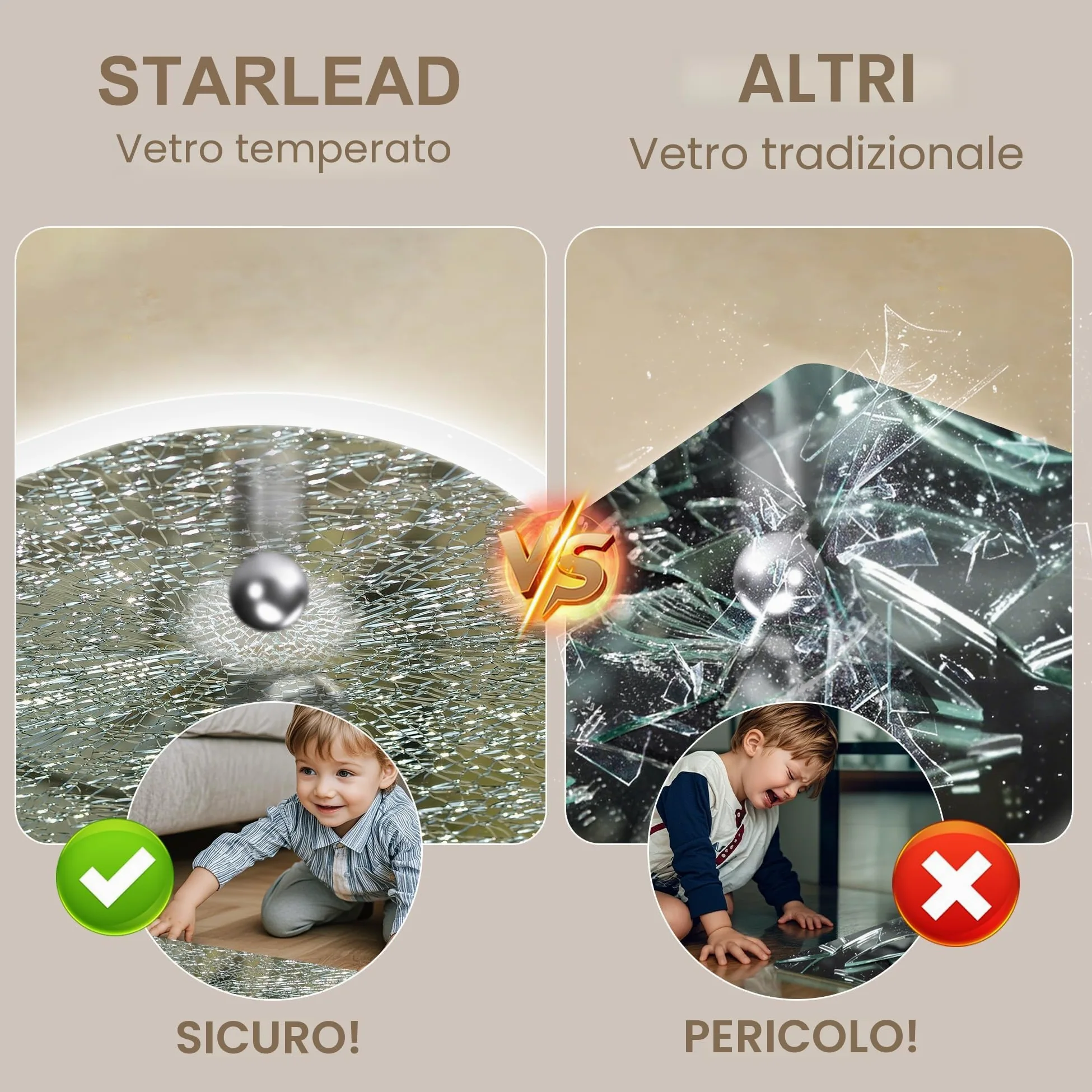 STARLEAD Specchio-Rotondo-Bagno-con-Luce 80cm, Specchio-Bagno-LED con Antiappannamento, Dimmerabile, 3 Colori Luce, Funzione Memoria, IP44, HD Vetro Temperato