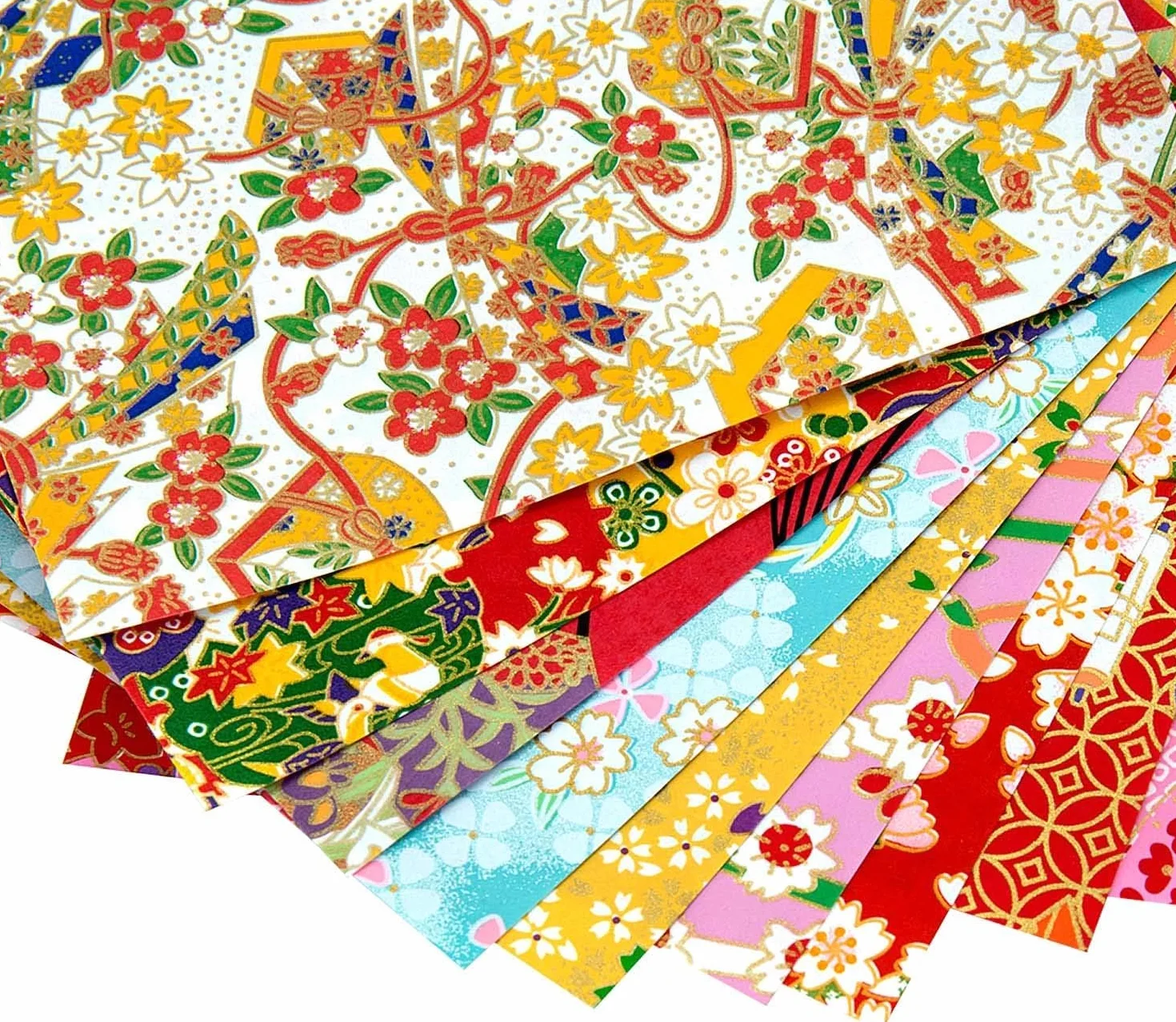 Origami Washi Carta Fai-da-te 60 Fogli 3 Misure per Bambini