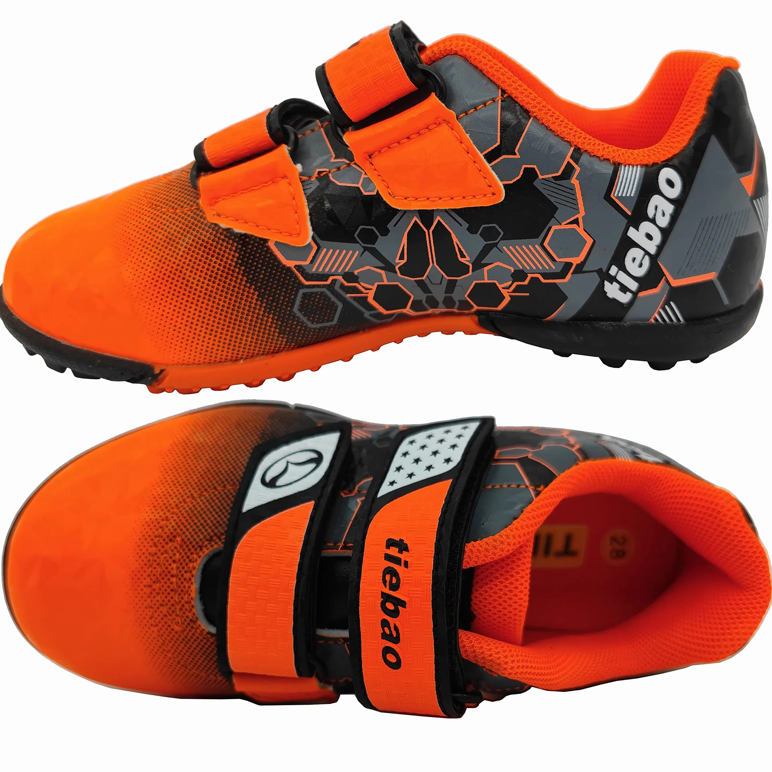 Ragazze dei Ragazzi Scarpe da Calcio Cleats Scarpe da Terra Terra Ferma Scarpe da Calcio Sportive all'aperto