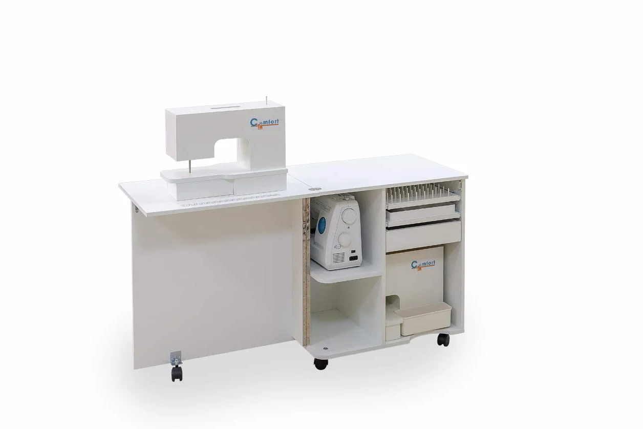 Comfort COMPACT | Mobiletto per Macchina da Cucire | Armadi da Сucito | (Oak Kendal Cognac)