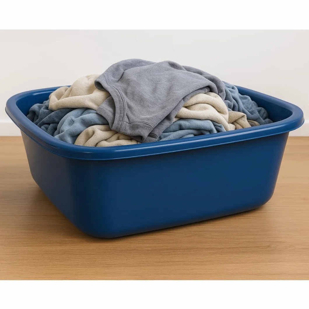 PARENCE.- Bacinella quadrata 6L – Vaschetta di lavaggio compatta in plastica ad alte prestazioni 30 cm | Lavabo multiuso per stoviglie, casa, lavanderia o giardino | Prodotto in Europa