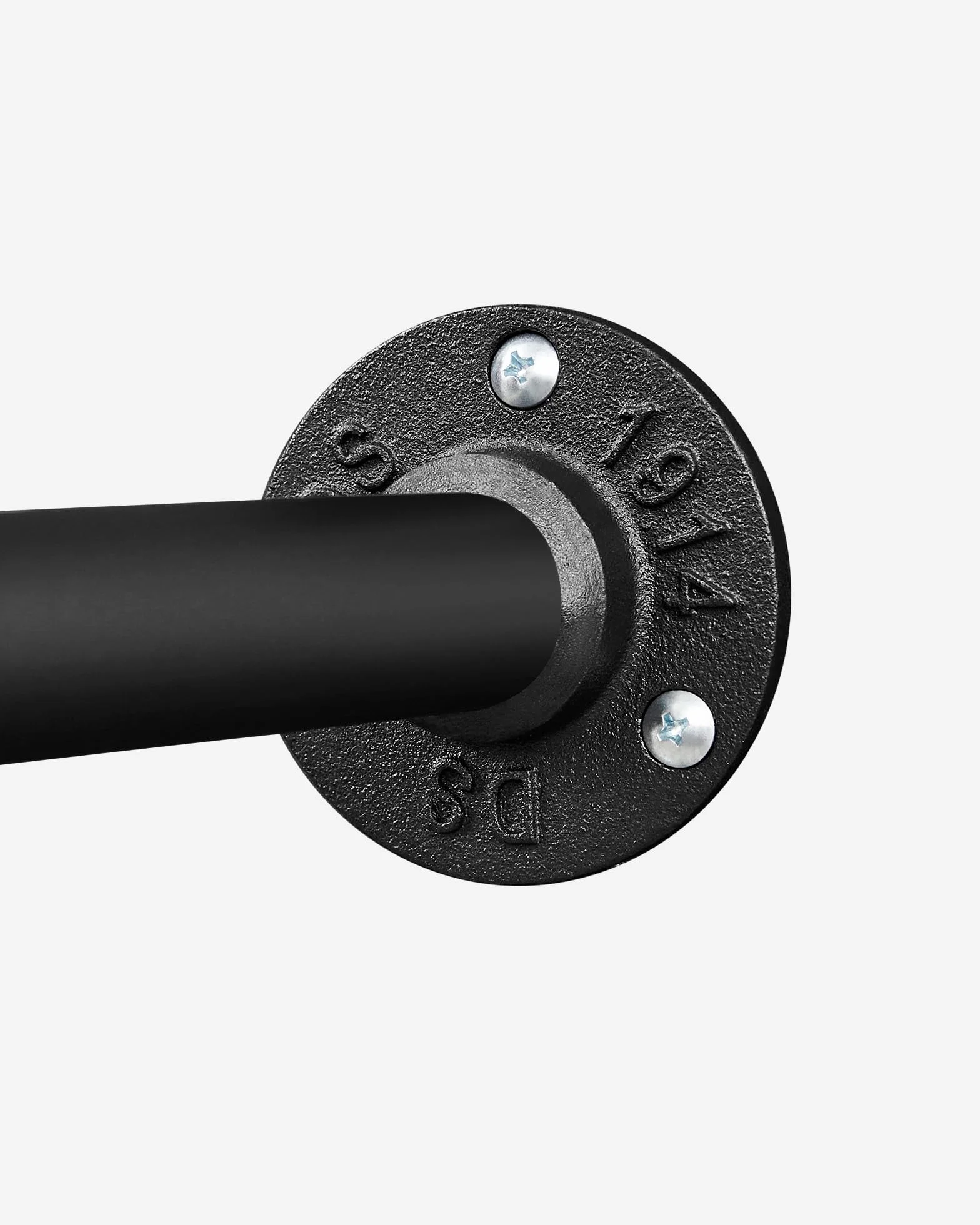 SONGMICS Attaccapanni da Muro Set di 2, Barra Appendiabiti a Parete, 112 x 30 x 29,3 cm, 60 kg, Nero