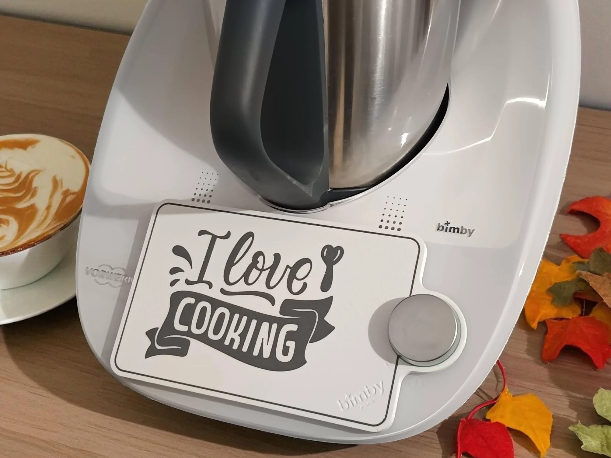 Generico Cornice Protettiva Bimby TM6 Protegge Il Display Design I Love Cooking Installazione Rapida Senza Colla