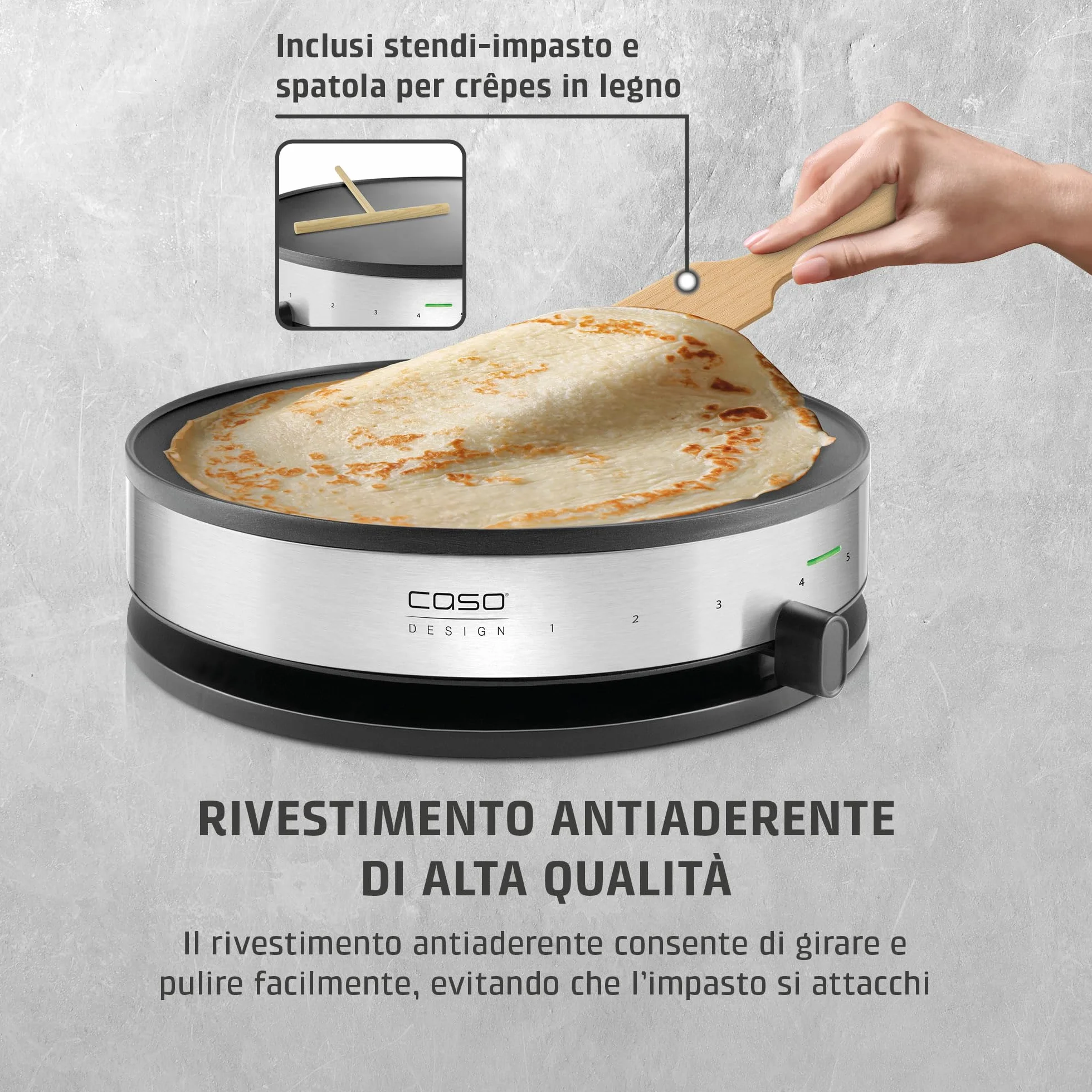 Caso 2930 Crepes Maker 33 cm 1300 W