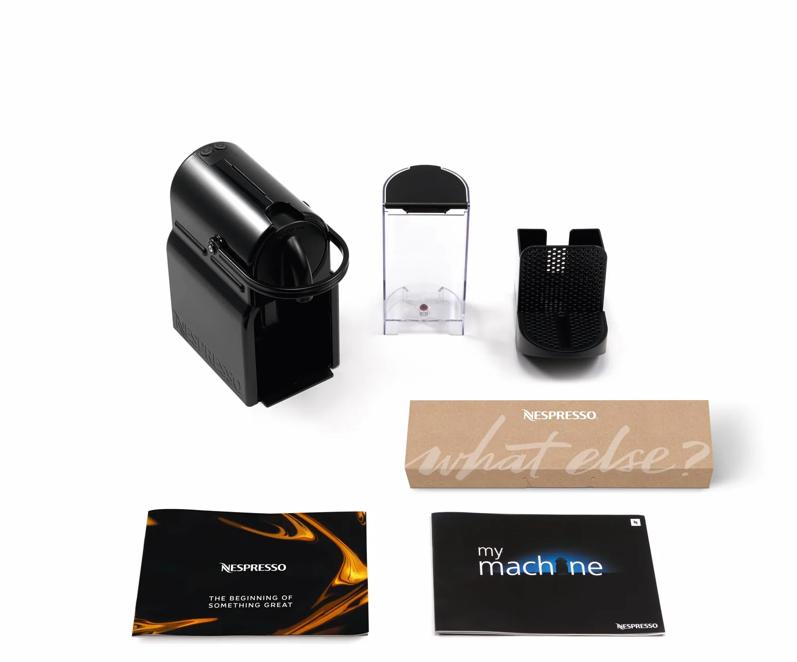 Nespresso Inissia EN80.B Macchina per Caffè Espresso, Black