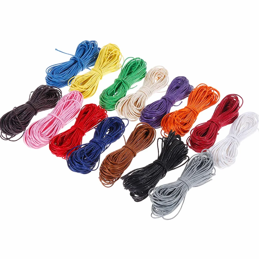 Filo di Cotone Cerato Ø 1 mm 10 m per Creazione Gioielli Fai da Te