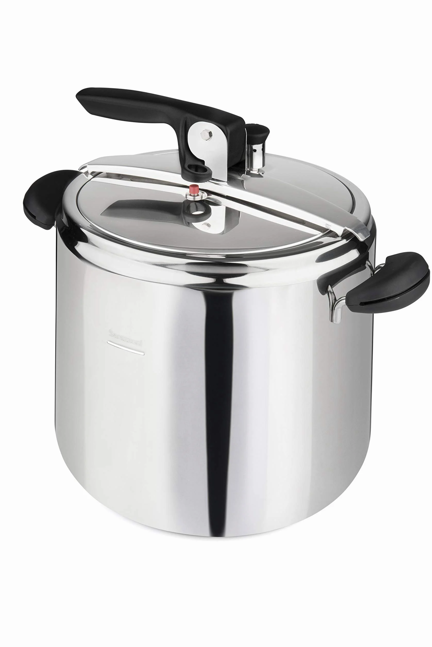 Pentola a Pressione Amelia+ ø26cm, capacità 12Lt, Made in Italy, Acciaio Inox 18/10, Induzione+Gas, Massima sicurezza, Triplo fondo, PFAS free
