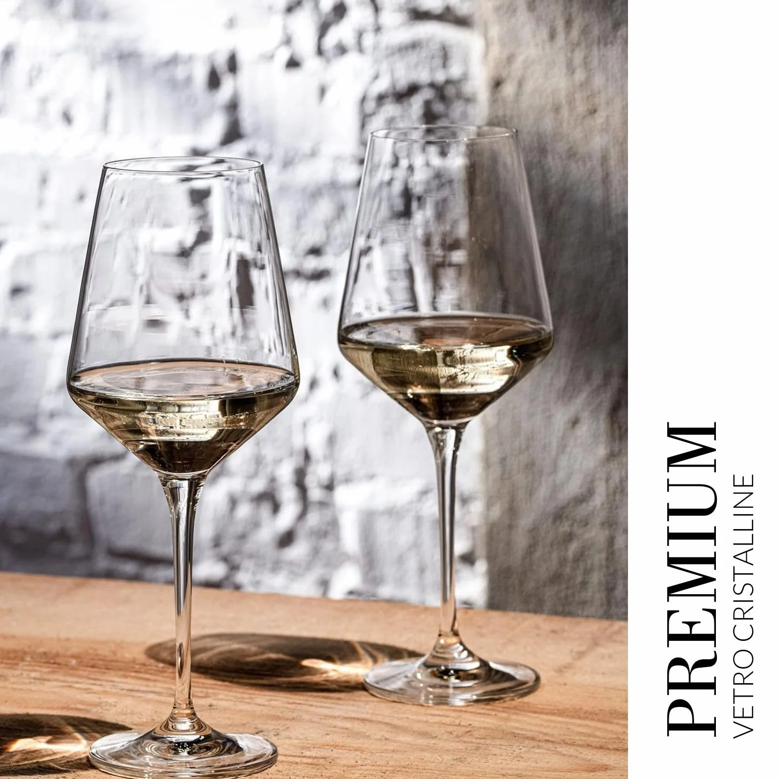 Krosno Bicchieri da vino bianco grandi Set di 6 450 ML Cristallo senza piombo Lavabili in lavastoviglie