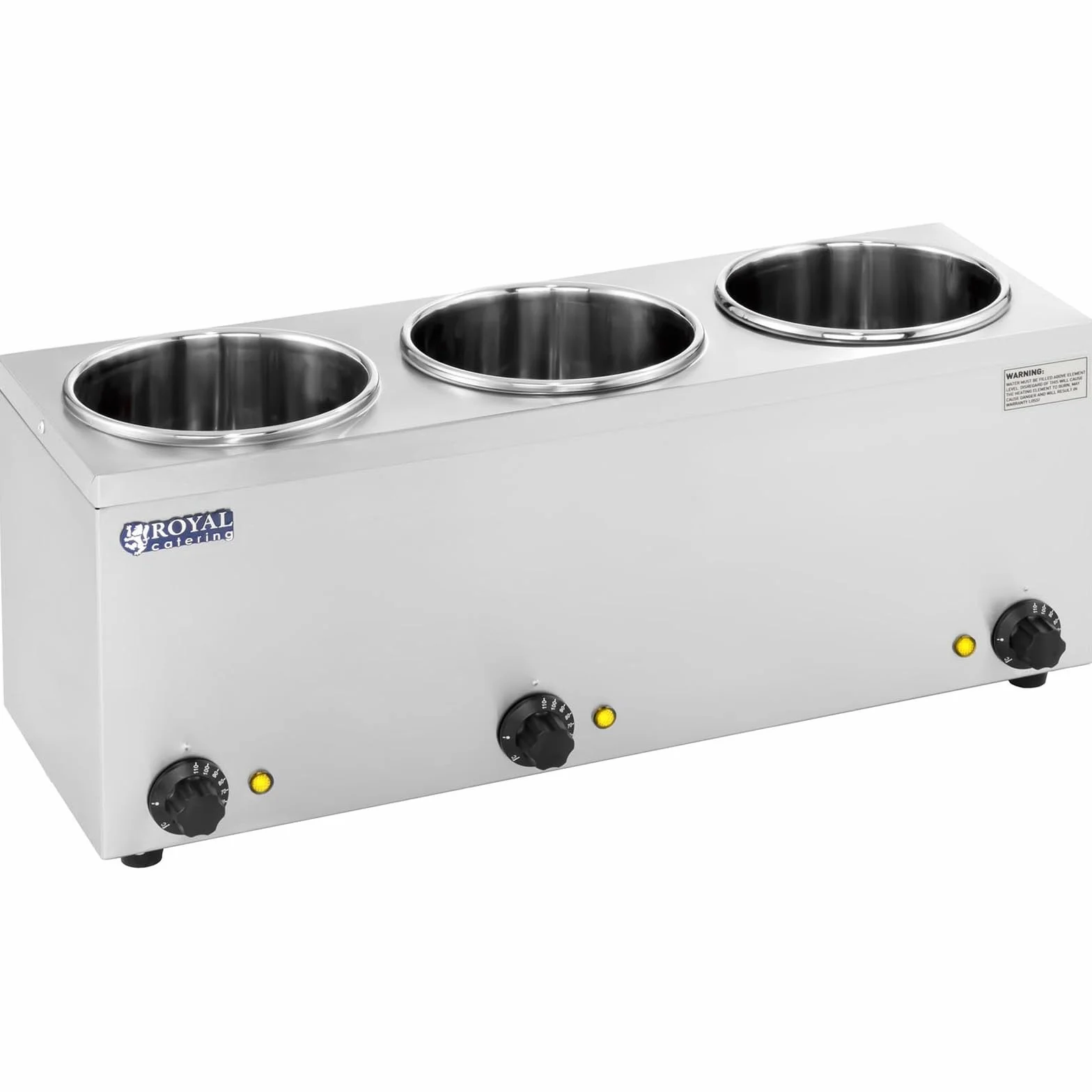 Royal Catering - RCBM-3/4R - Stazione elettrica per zuppe - 8,25 L