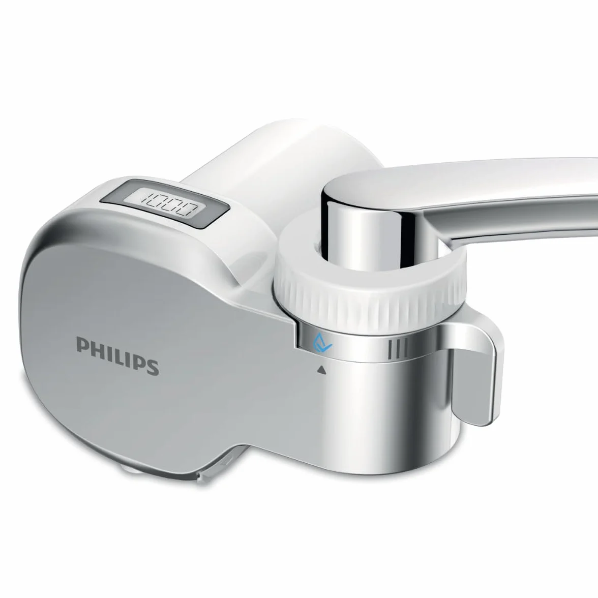 Philips Water Ontap Filter AWP3705P3/10 MICROFILTRAZIONE con DISPLAY DIGITALE 3 Cartucce di Ricambio 1000 L