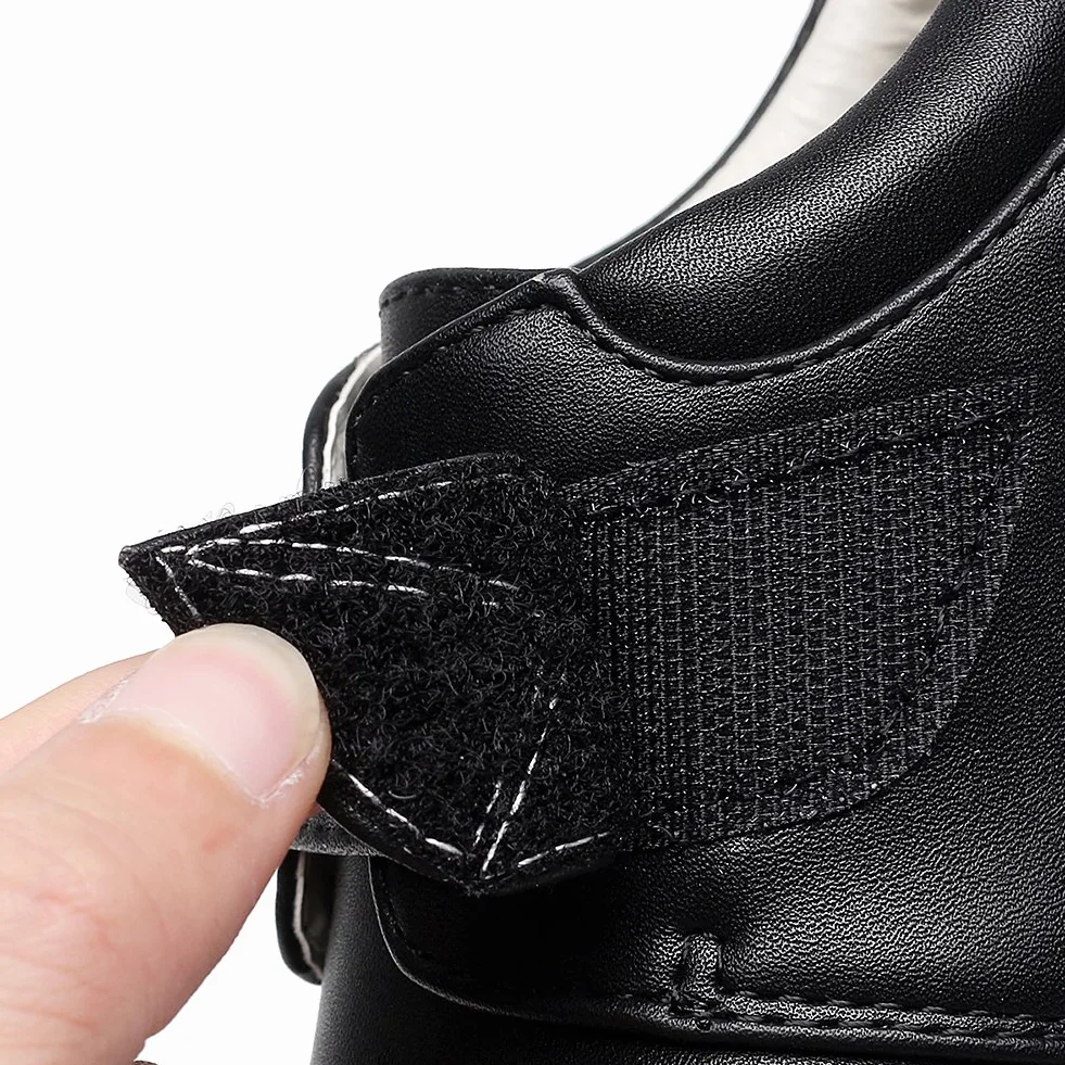 rismart Ragazzo Bambini Hook & Loop Abito Formale Principe Oxfords Scarpe Stringate Basse