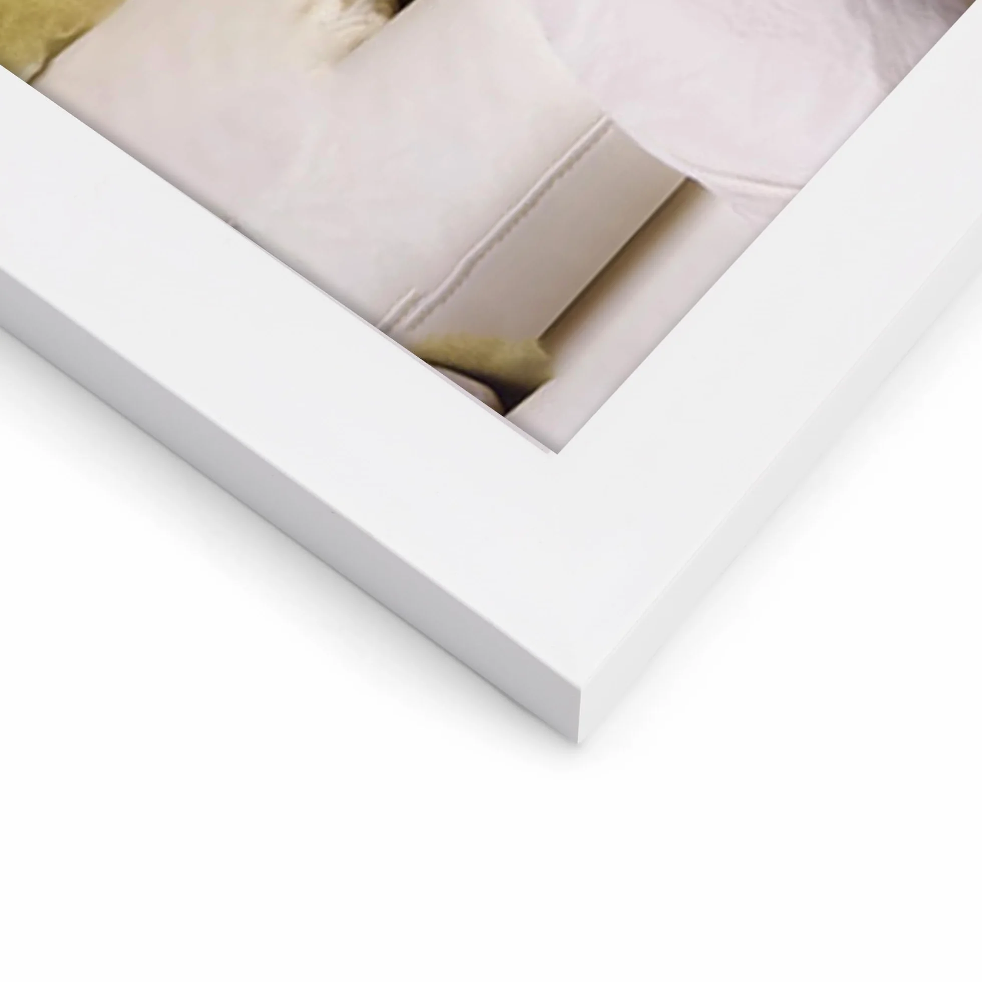 Giftgarden Cornice 13x18,Cornice Bianca in PVC,Cornice da Parete o Tavolo,Decorazione per Casa,1 Pezzo