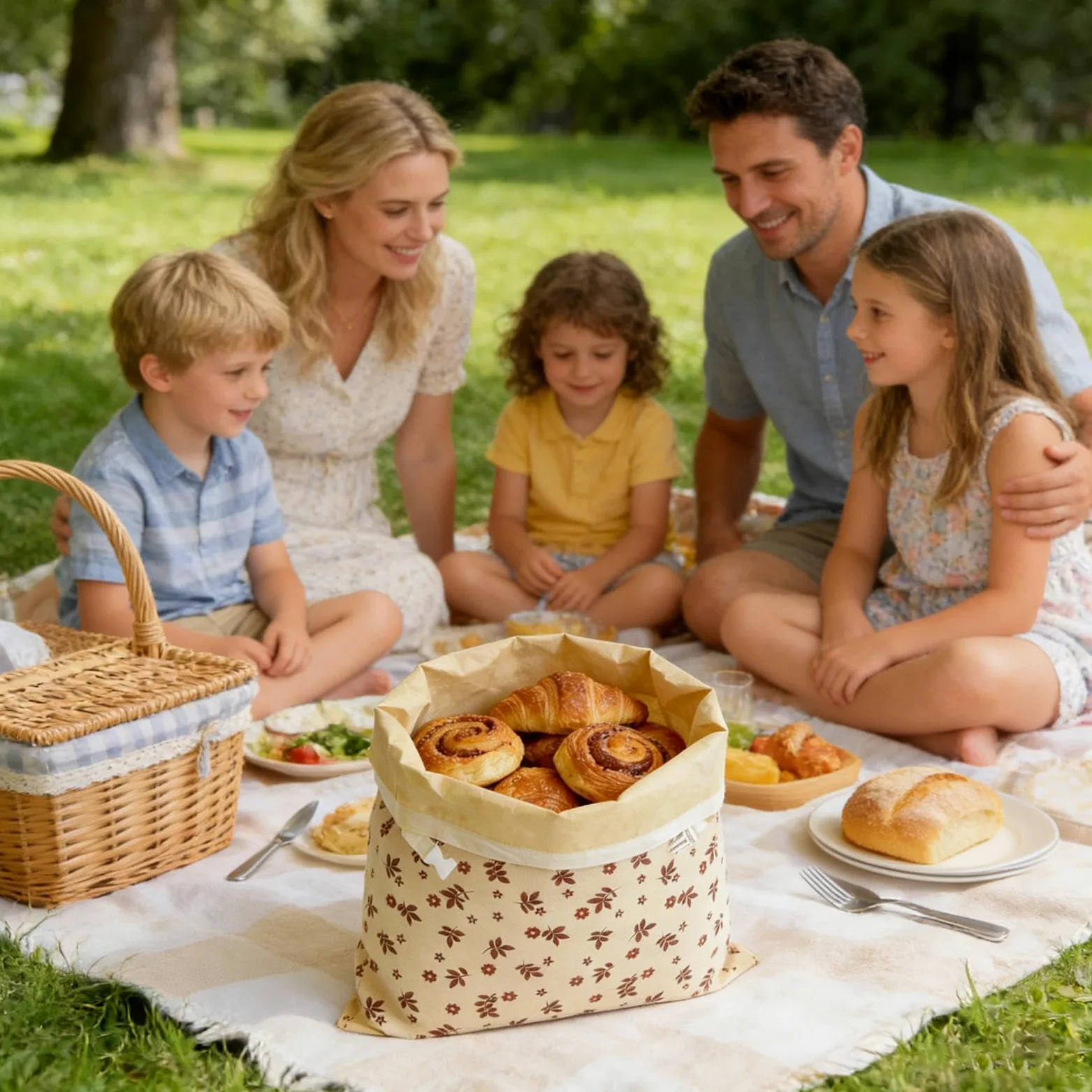 Sacchetti per la conservazione di pane e pasticceria, borsa per conservare la freschezza, realizzata a mano, pieghevole, versatile organizer da panetteria, strato in tessuto traspirante, soluzione