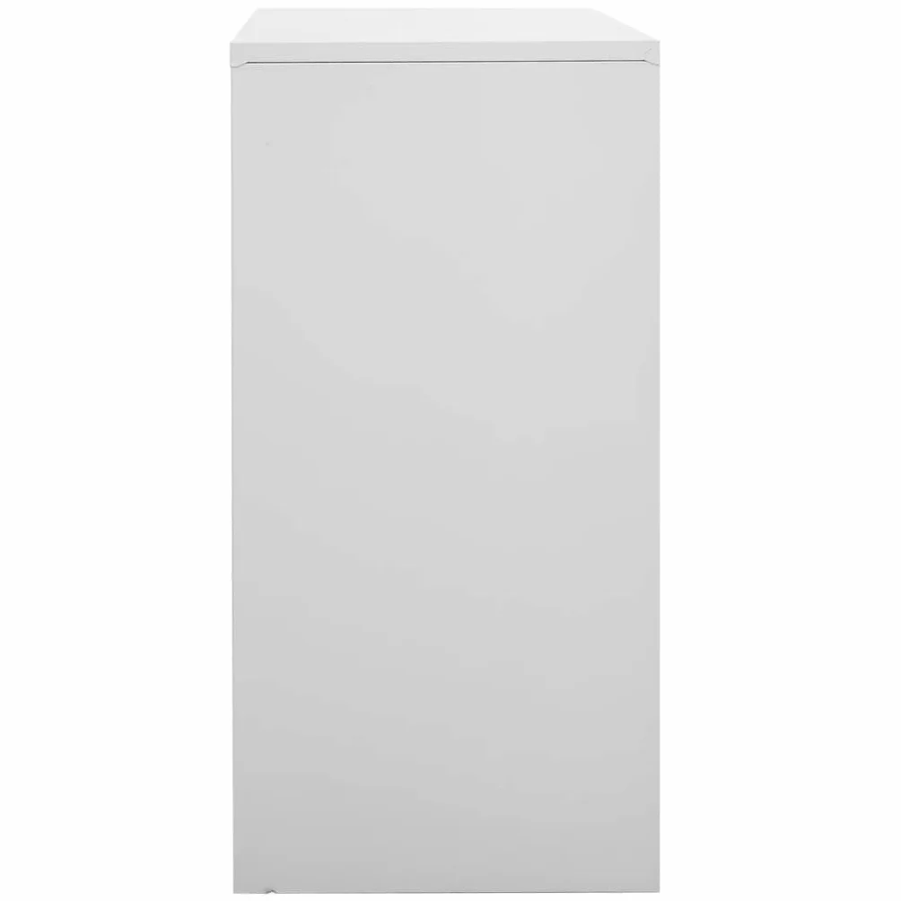 Armadio per archiviazione Armadio multifunzionale Armadio portaoggetti Armadietto con Chiave Grigio Chiaro 90x45x92,5 cm in Acciaio Adatto per camera da letto, soggiorno, ufficio