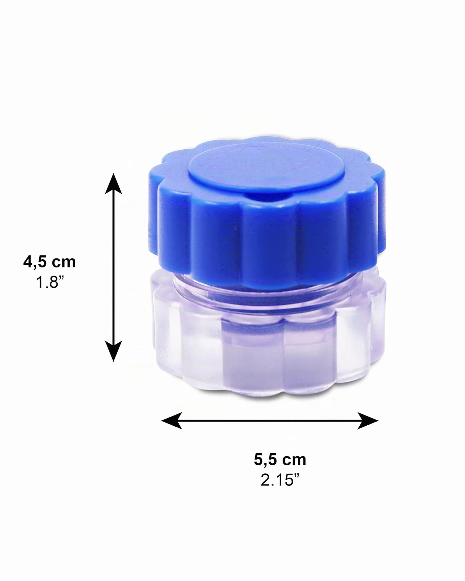 KMINA Frantoio Manuale per Pillole x2, Mortaio Portatile in Plastica, Schiaccia Pastiglie