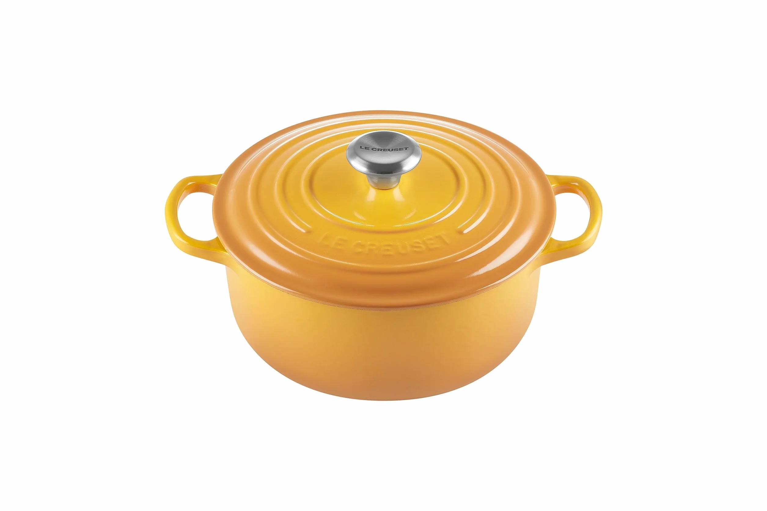 Le Creuset Cocotte rotonda Evolution in ghisa vetrificata con Coperchio, Ø 20 cm, Nectar, 21177206724430