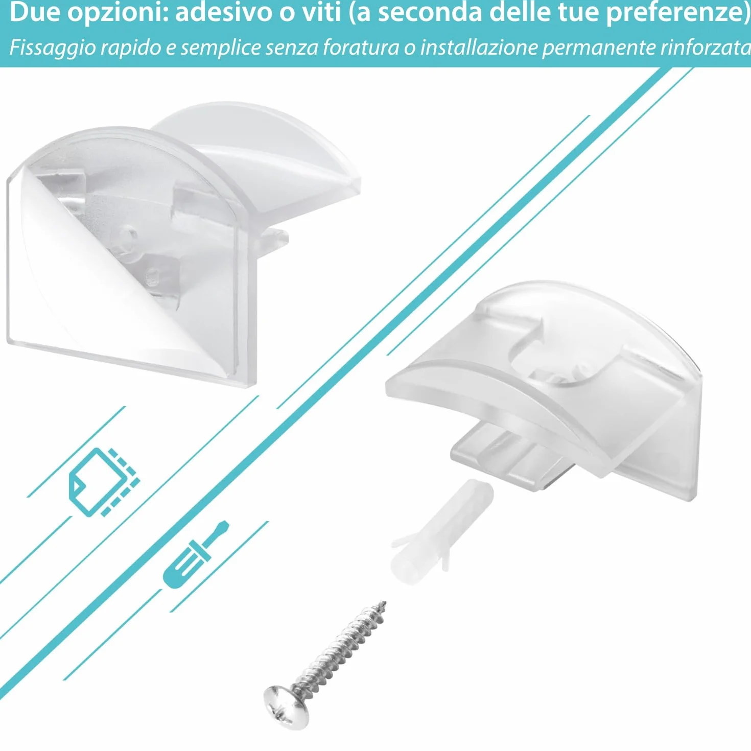 Ganci Porta Cappelli Trasparenti 10 Pezzi – Appendi Cappellini Invisibili Senza Trapano Supporti (Adesivi o con Viti) Elegante Organizer per Cappellino Parete Armadio Porta Giacche da Ingresso Camera