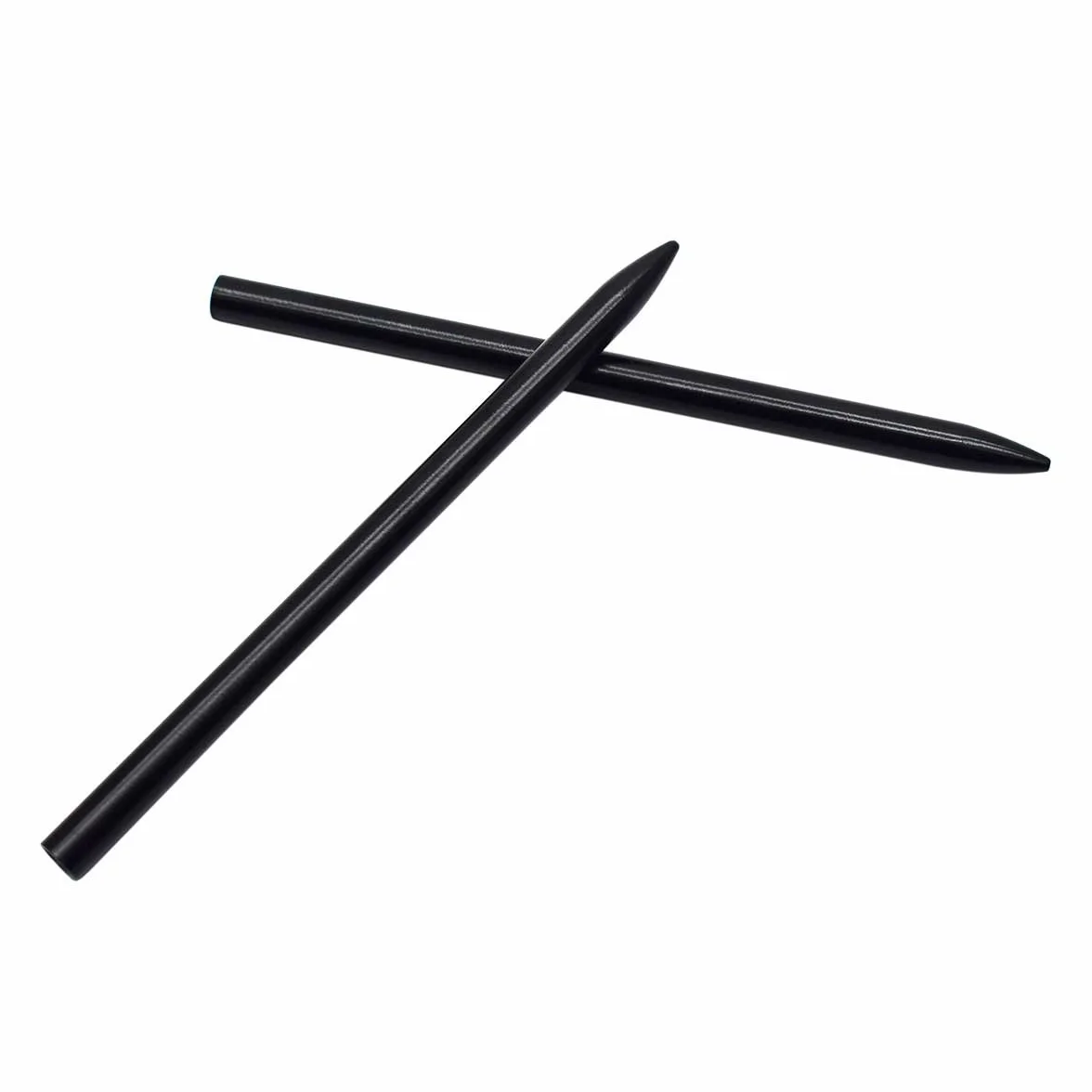 Aghi in alluminio per paracord 88,5 mm, confezione da 2, per braccialetti Paracord 550 (nero)