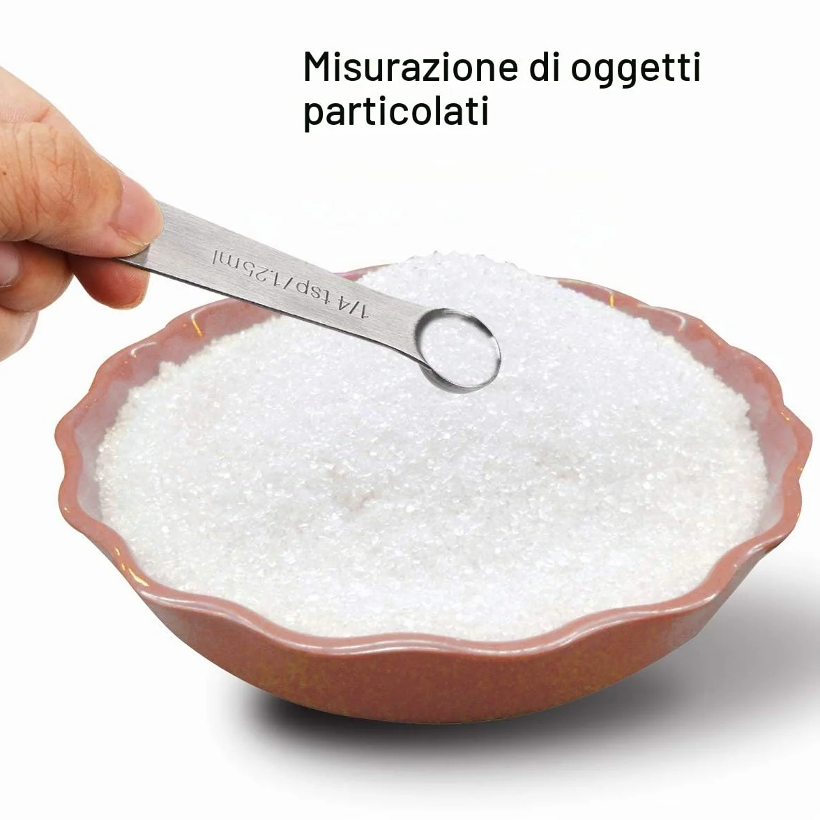Vicloon Cucchiai Dosatori, Set di 9 Misurini in Acciaio Inox 304 Measuring Spoons Preciso Cucina Misurini Cucchiai Dosatore Set per Misurazione a Secco e Ingredienti Liquidi