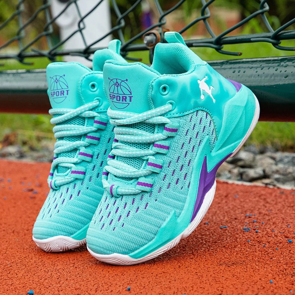 Scarpe Sportive Bambini Basket Tennis Corsa Comfort