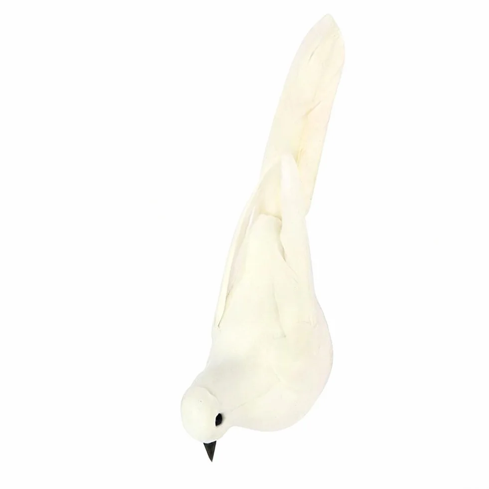 Figurine Colomba Simulazione Bianco Nexren 12 Pezzi Decorazione Casa Giardino Festa Nozze Centrotavola