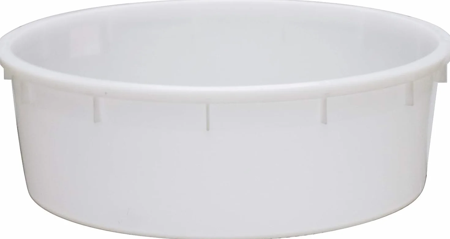 Mastello per enologia in plastica Dimensioni Ø 110 x 35 cm capacità 275 Litri colore neutro bianco