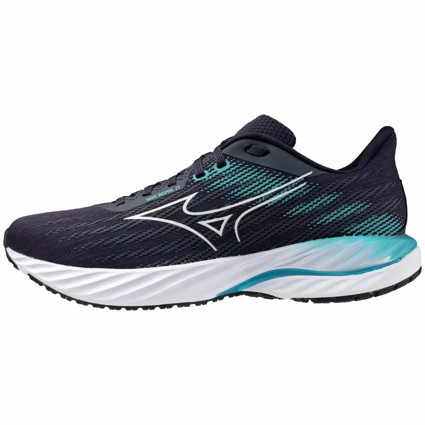 Mizuno Wave Inspire 21 Scarpe da corsa Odyssey Gray Bianco Capri Breeze