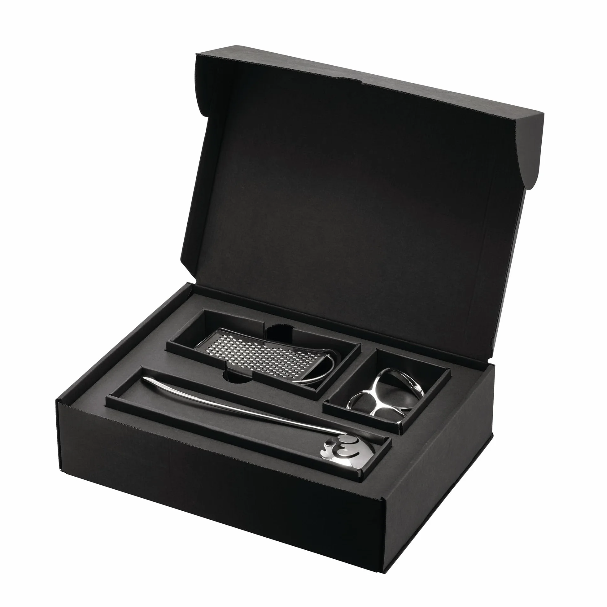 Alessi Alessi & Pasta MMI31SET - Set Composto da Assaggia Pasta, Dosatore per Spaghetti e Grattugia, in Acciaio Inossidabile 18/10 e Resina termoplastica, Multicolore