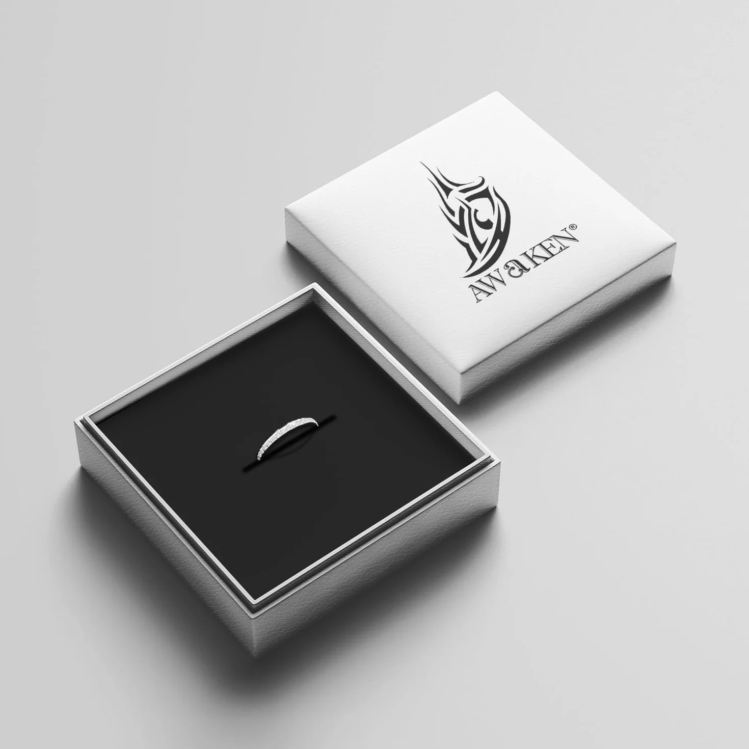 AWAKEN Piercing Orecchini Anello a Clicker Cerchio con Cristalli Brillanti Cartilagine Septum Helix in Acciaio Chirurgico 316L