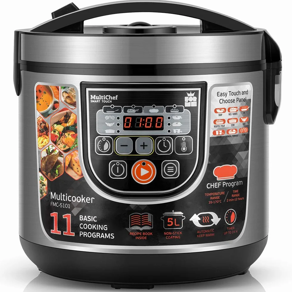 ForMe Multicooker 5L 860W 11 Funzioni Programmabili Keep Warm Timer LED