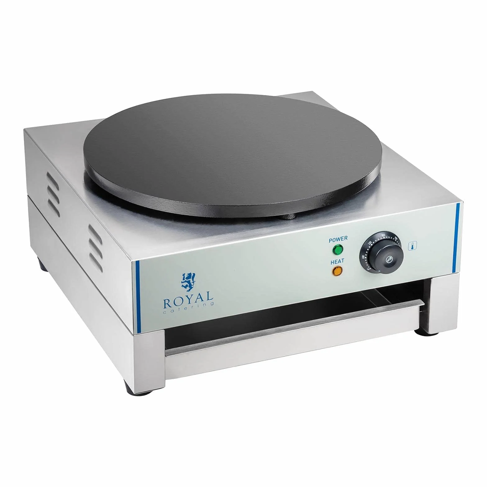 Royal Catering RCEC-3000-E Crepiera elettrica diametro 40 cm