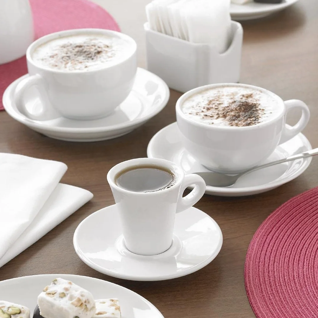 Olympia Y111 Whiteware Espresso Cup, Bianco (12 szt.)