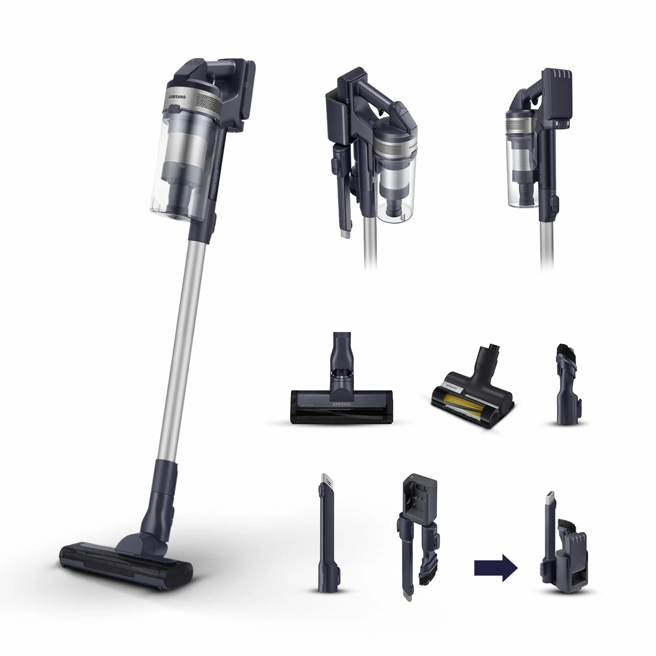 Samsung Scopa Elettrica VS15A60AGR5/WA Jet 65 Pet, 150W, Bezprzewodowy, 40 Min Autonomia