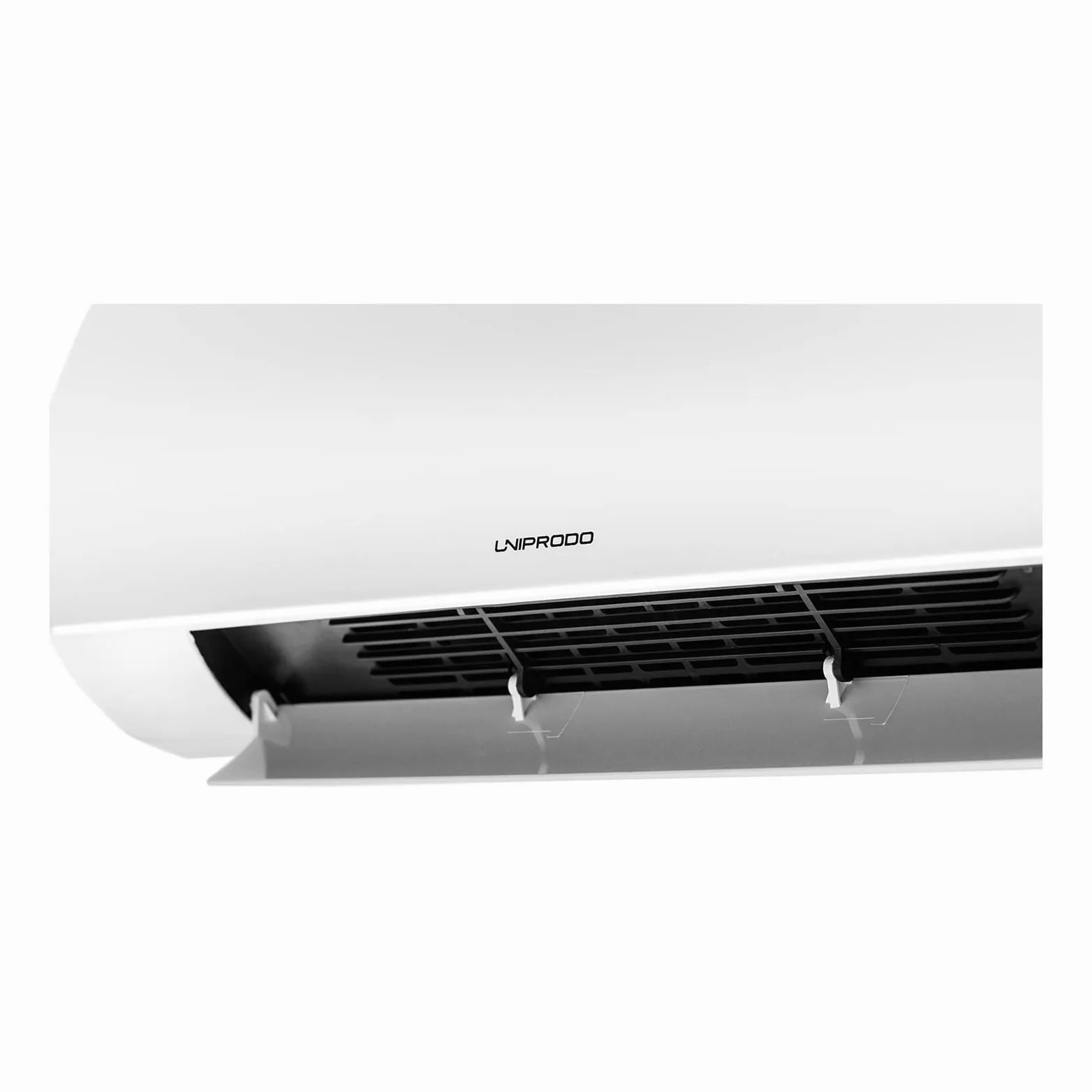 UNI_HEATER_10 - Termoventilatore in ceramica, da 10 a 49 °C, 1.000 W/2.000 W, telecomando, riscaldatore elettrico, termoventilatore in ceramica