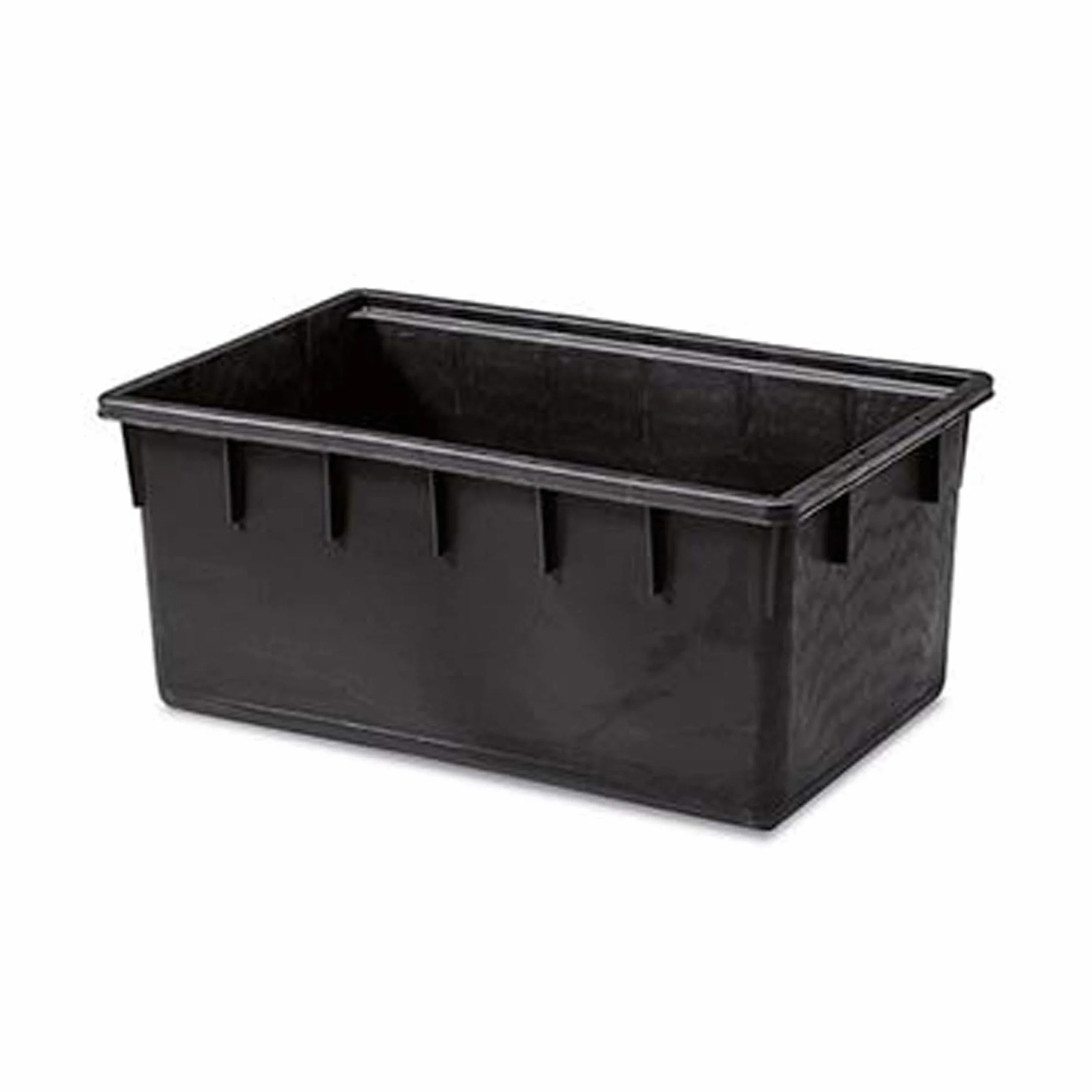 Stefanplast Contenitore rettangolare, 250 L, Nero, 94 x 63 x 57 cm