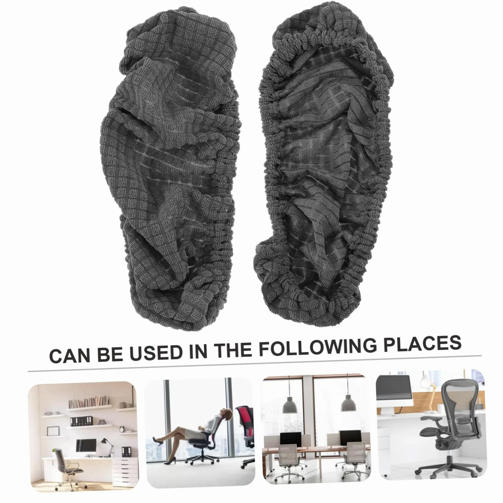 Copribraccioli ergonomici per sedia da ufficio, 5 paia di fodere elastiche per il comfort, gomitiere elastiche, perfette per sedie da ufficio, migliorano supporto e stile