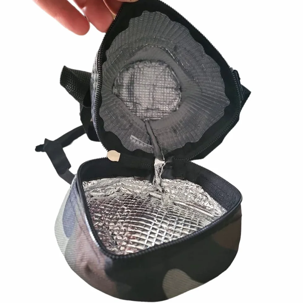 FAST WORLD SHOPPING ® Borsa Termica Porta bottiglia 1,5 A 2 Litri Zaino Frigo Tracolla E Chiusura Zip Interno Alluminio