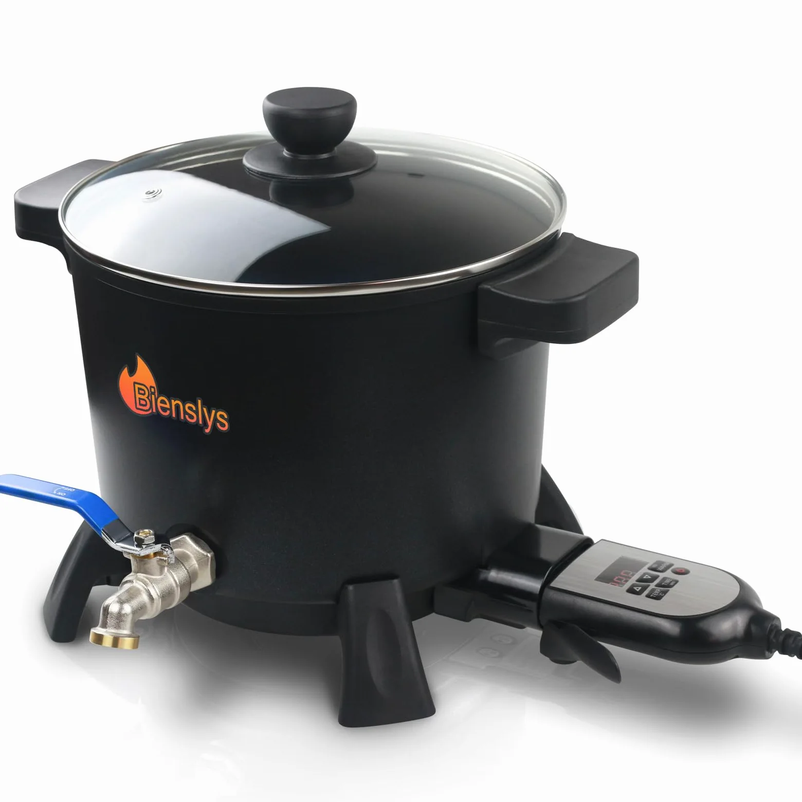 Bienslys Fonditore elettrico di cera per candela contenente 7L di cera di soia non aderente con dispositivo di controllo della temperatura a pressione di pulsante