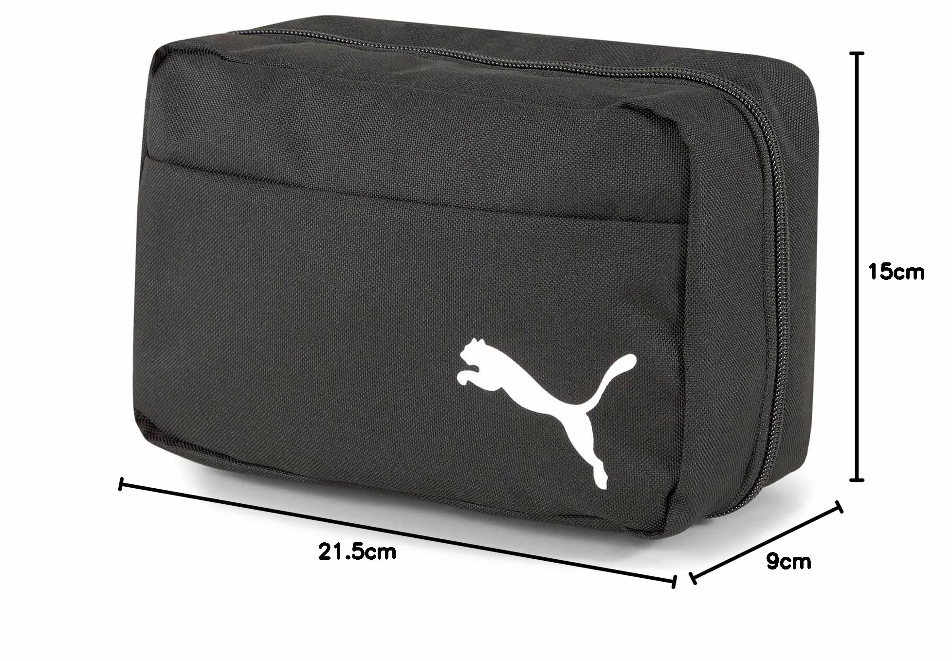Puma Teamgoal 23 Wash Bag, Borsetta Da Toilette Unisex Adulto, Nero, ‎25.5 x 18 x 2.5 cm, 100 grammi