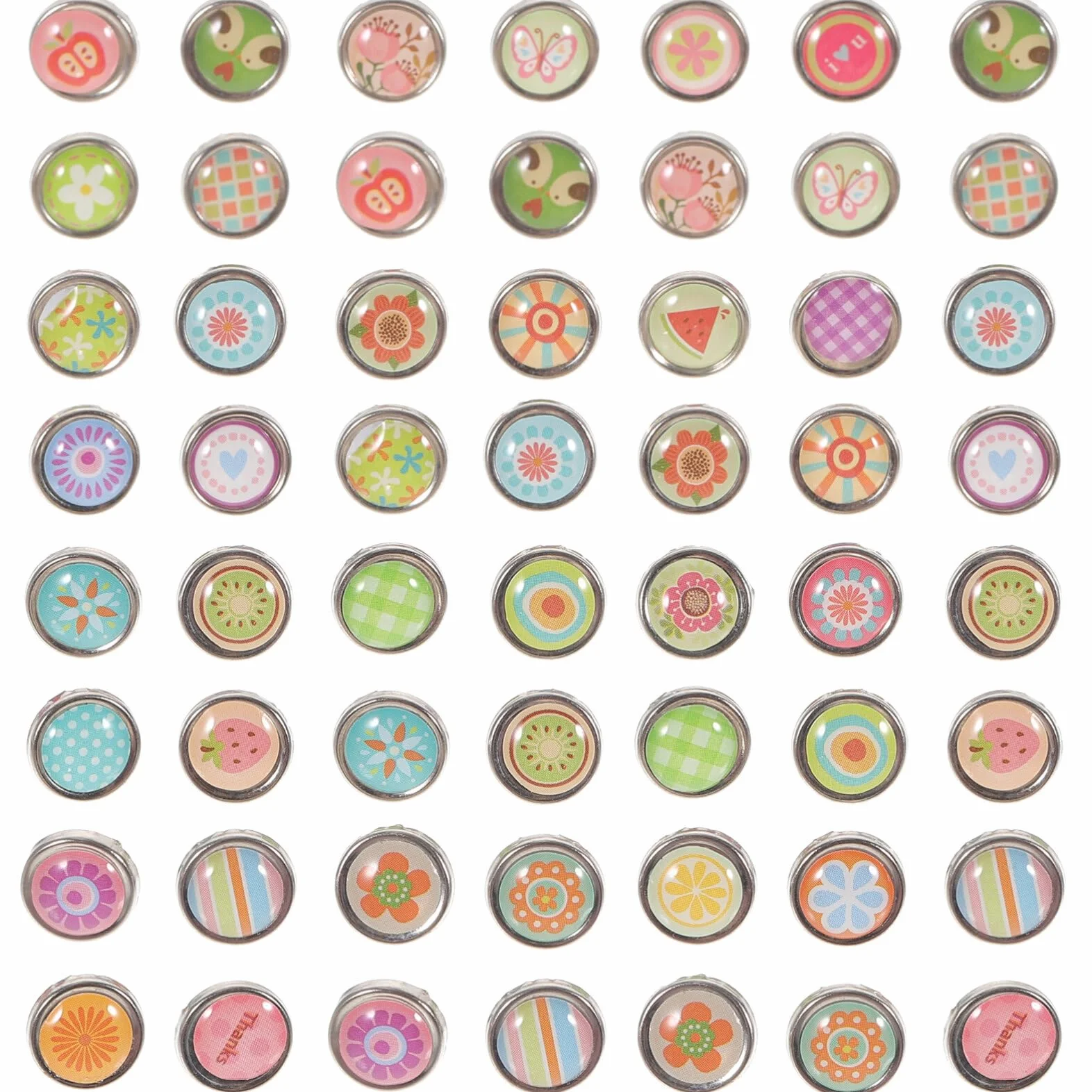 100pezzi Mini Brads Colorati Pastello per Scrapbooking E Artigianato Fermacampioni Rotondi per Fai da Te E Decorazioni