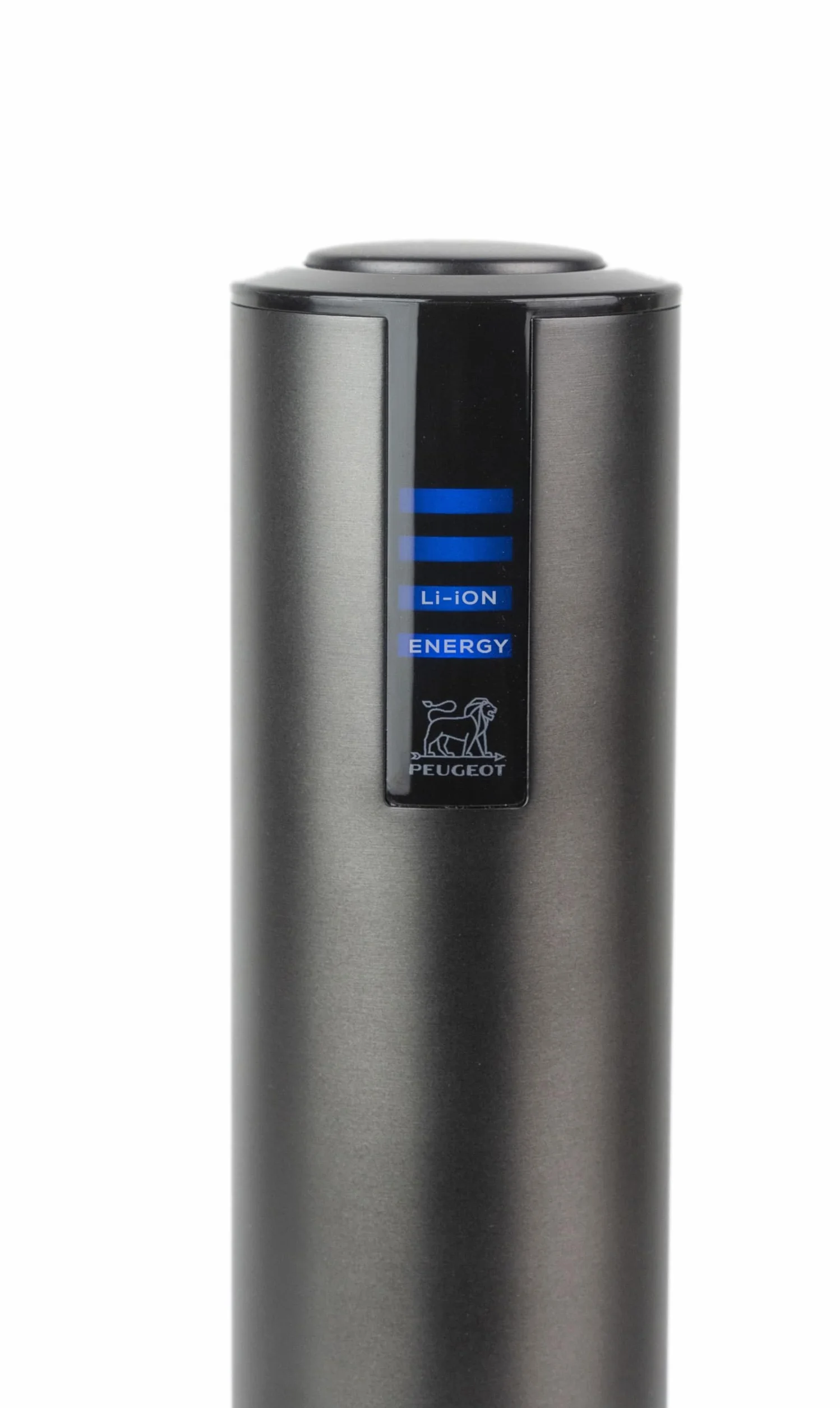 Cavatappi elettrico ricaricabile in acciaio inox e ABS PEUGEOT Elis Touch con batteria agli ioni di litio - Carbon